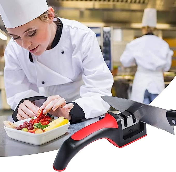 3-In-1 Diamond Coated Knife Sharpener