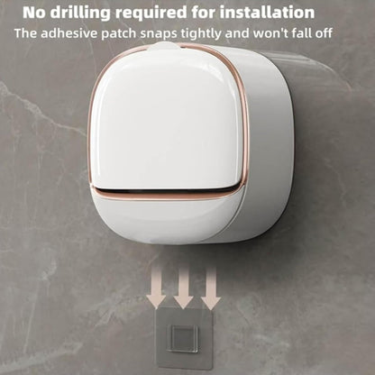 Wall-Mounted Luxury Soap Holder with Drainage Cover