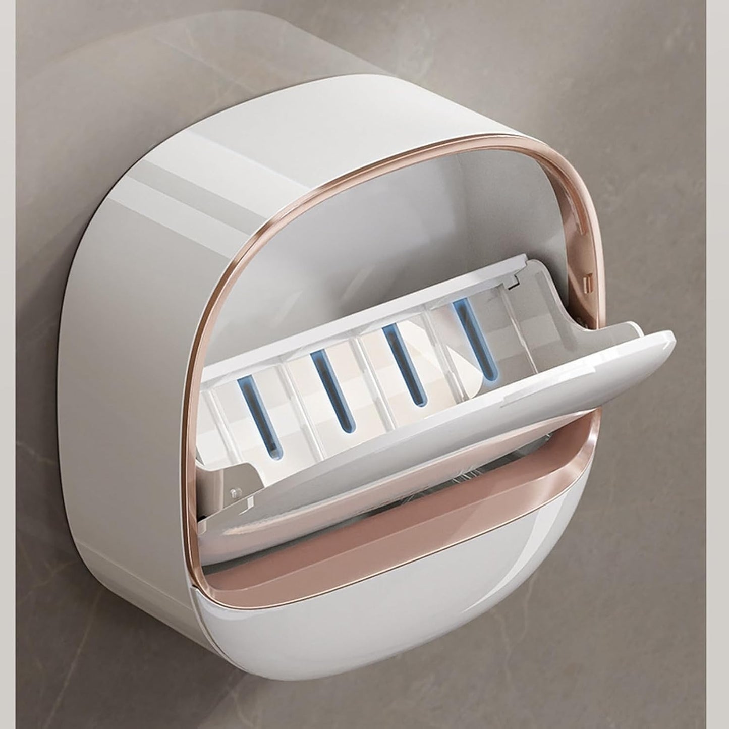 Wall-Mounted Luxury Soap Holder with Drainage Cover