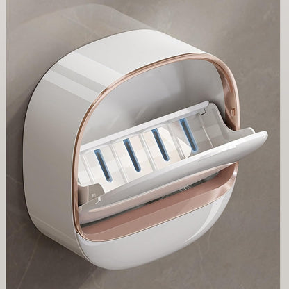Wall-Mounted Luxury Soap Holder with Drainage Cover
