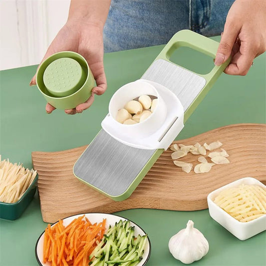 Multifunctional Vegetable Cutter & Slicer Set with 5 Blades